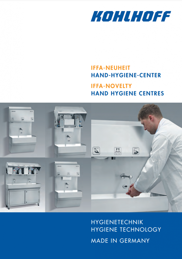 IFFA Neuheit Hand Hygiene Center PDFDEEN​